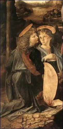 Qui, au 15e sicle, a peint ces anges conjointement avec Andrea del Verrocchio ?