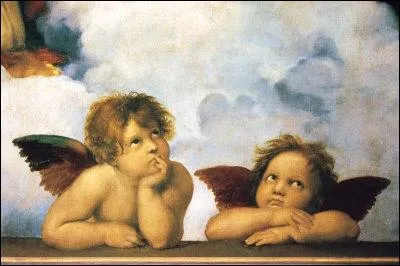 A quel endroit trouve-t-on ces deux clbres chrubins figurant sur l'uvre intitule  La Madone Sixtine  de Raphal ?