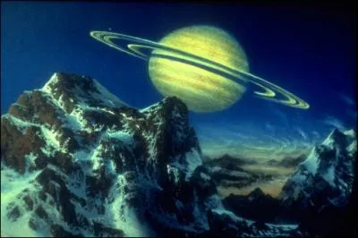 En quelle anne a-t-il fait son premier tableau astronomique aprs avoir vu Saturne pour la premire fois ? (Ce tableau ft brl puis repeint l'anne d'aprs).