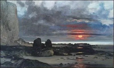 Falaises au soleil couchant