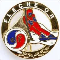 Pour quelle preuve l'Ecole du ski franais dcerne-t-elle aux meilleurs concurrents une flche d'or ?