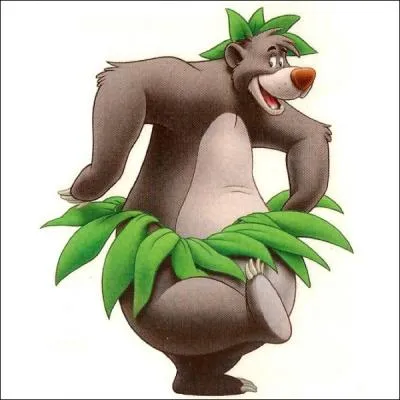 Que trouve Baloo quand il retourne un gros caillou dans  Il en faut peu pour tre heureux  (Le livre de la jungle) ?