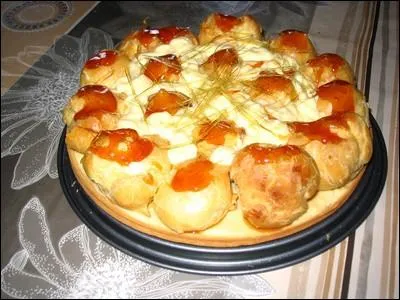 Tir du nom du saint patron des boulangers, je suis constitu de choux farcis  la crme et caramliss. Je suis...