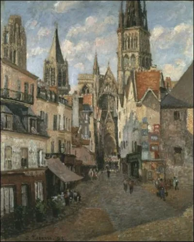 L'Aprs-midi, soleil, la Rue de l'picerie  Rouen, 1898