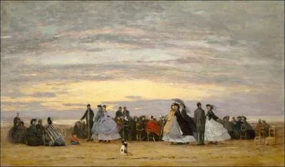 Plage de Villerville, 1864