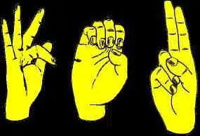 Qu'est-ce que ces signes signifient en langage des signes ?