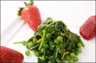 Strawberry peas : Des petits pois  la fraise :