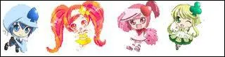 Ces 4 Shugo Chara sont :
