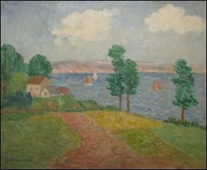 Bord de mer aux voiliers