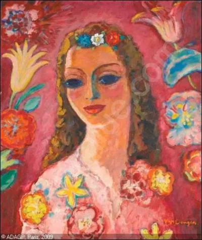 Qui a peint  Femme aux fleurs  ?