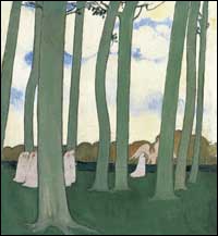 Les arbres verts ou La procession sous les arbres (1893)