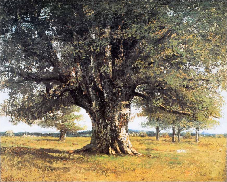 Le chêne de Flagey - 1864