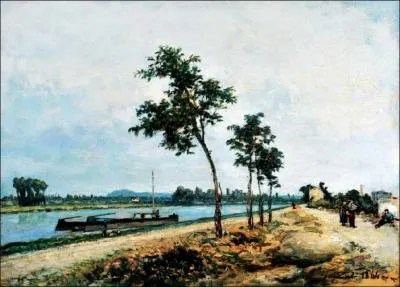 La Seine  Argenteuil - juillet 1864