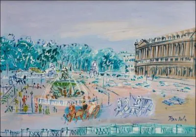 Qui a peint Fontaine sur la place de la Concorde ?