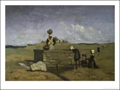 Qui a peint Bretonnes  la fontaine ?