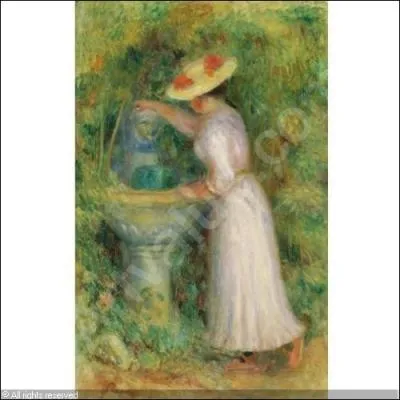 Qui a peint Jeune fille  la fontaine ?