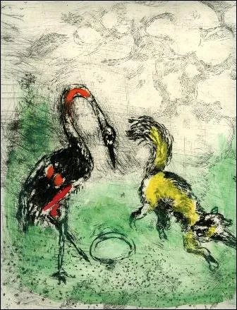 Laquelle de ces fables pourrait tre illustre par cette toile ?