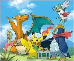 Quels Pokmon sont prsents sur la photo ?