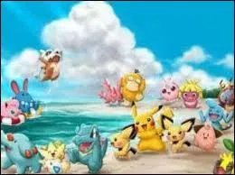 Quels Pokmon ne sont pas prsents sur la photo ?