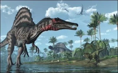 Le Spinosaurus tait un thropode de trs grande taille (15 m de long ou plus) qui tait surtout piscivore, dcrit par l'allemand Ernst Stromer en 1914. Que signifie son nom ?