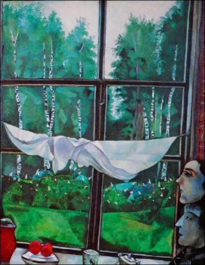 Est-ce Chagall qui a peint Fentre  la campagne ?