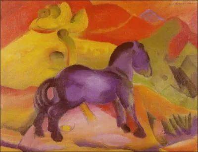 Est-ce Chagall qui a peint Le petit cheval bleu ?