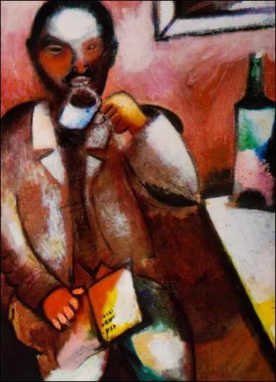 Est-ce Chagall qui a peint Le pote Mazin ?