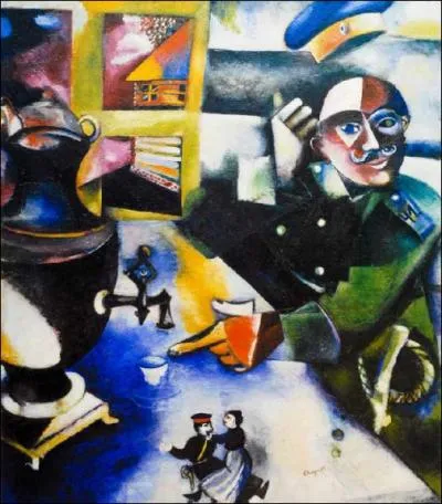 Est-ce Chagall qui a peint Le soldat boit ?