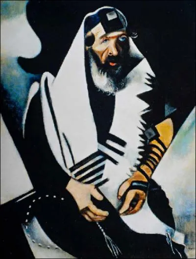 Est-ce Chagall qui a pient Le rabin de Vitebsk ?