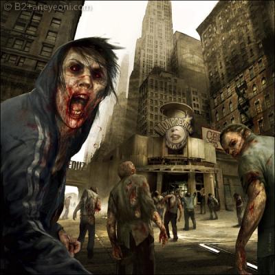 Srie de 2010, aprs l'apocalypse, le policier Rick Grimes tente de runir les survivants tout en luttant contre des zombies !