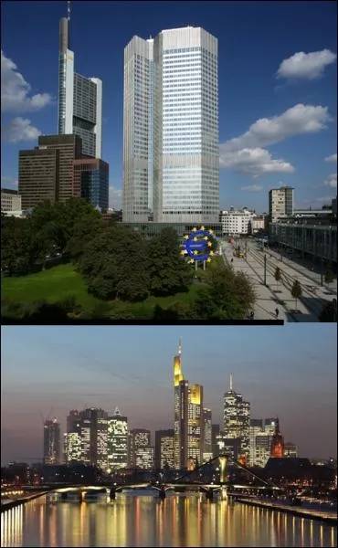 Dans quelle ville se situe la Banque centrale européenne ?