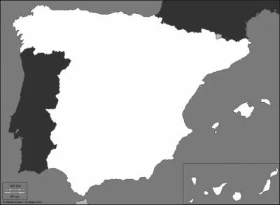 Quel est ce pays qui occupe la plus grande partie de la péninsule ibérique ?