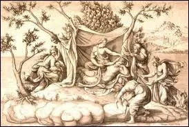 Fille de la Titanide Phob, Zeus lui donna deux enfants, des jumeaux. Hra qui avait dcouvert l'infidlit de son mari la chassa et ordonna  toutes les terres de lui refuser l'hospitalit.