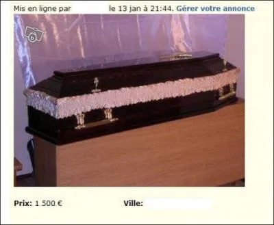 Quel est,  votre avis, le titre de cette annonce ?