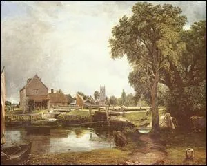 Dedham, l'cluse et le moulin, 1820