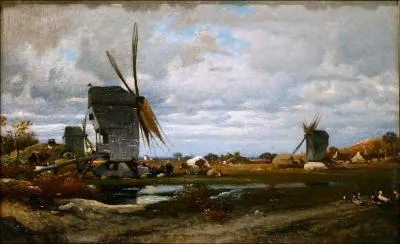 Les moulins  vent c. 1835