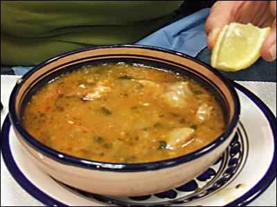 Quels sont les principaux ingrdients de cette soupe orientale nomme chorba ?