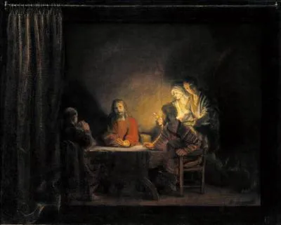 Qui a peint  Le souper d'Emmaus  ?