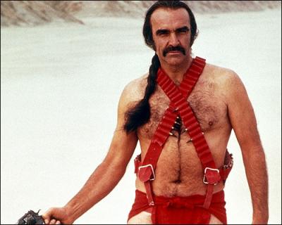 Sans doute le pire costume de toute l'histoire du cinma, pour Sean Connery, qui porte les cheveux longs et tresss dans ce film de John Boorman titr ?