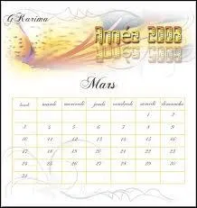 En anglais, comment dit-on  mars  ?