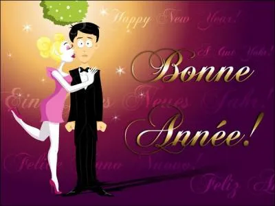 Où la tradition veut-elle qu'on se fasse la bise pour le jour de l'an ?