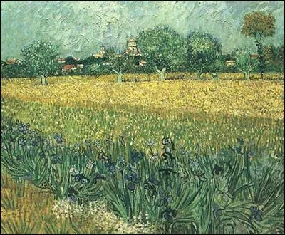 Qui a peint  Vue d'Arles avec iris  ?