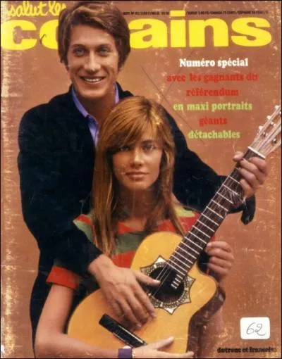 Ce clbre couple est en couverture du n62 de Salut Les Copains. Mais qui fit alors la Une du numro 1 sorti le 1er juillet 1962 ?