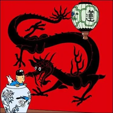 De quelle couverture de Tintin vient cette image ?