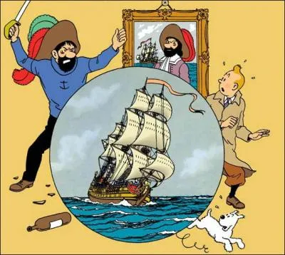 De quelle couverture de Tintin vient cette image ?