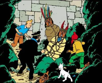 De quelle couverture de Tintin vient cette image ?