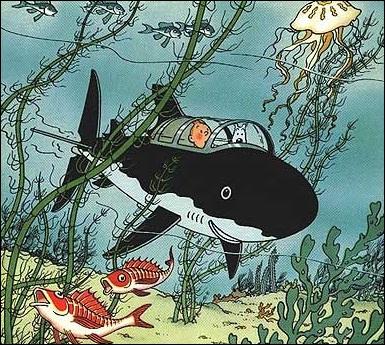 De quelle couverture de Tintin vient cette image ?
