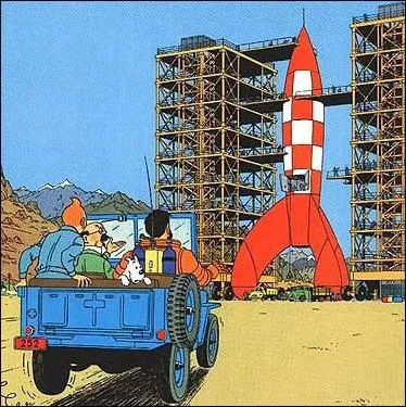 De quelle couverture de Tintin vient cette image ?
