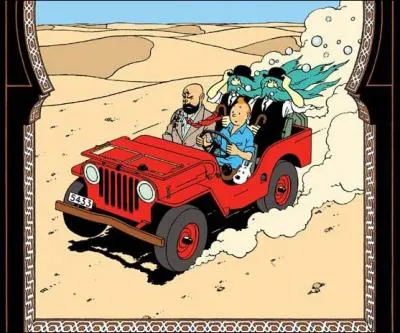 De quelle couverture de Tintin vient cette image ?