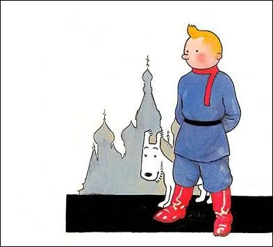 De quelle couverture de Tintin vient cette image ?